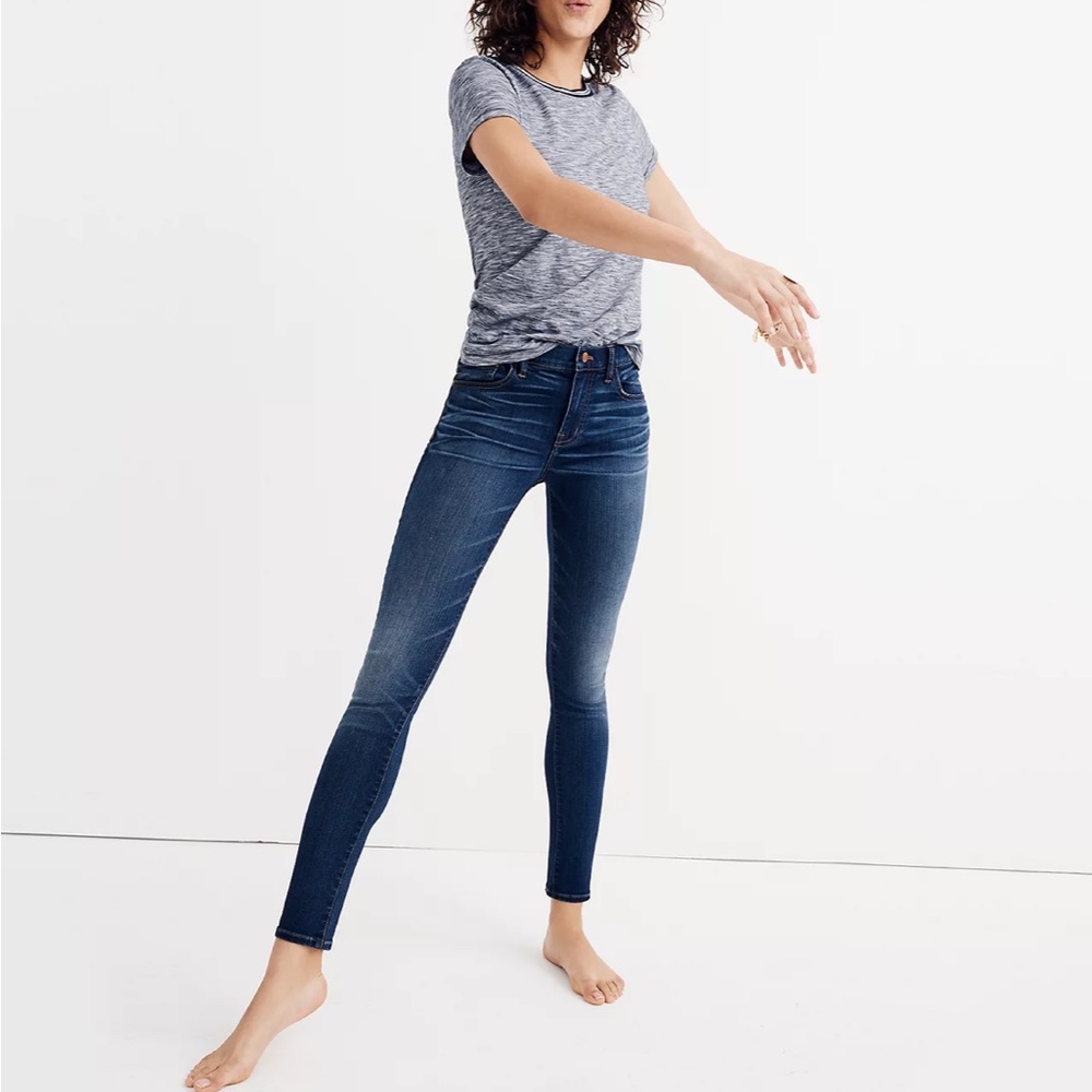 Madewell Roadtripper Dark Wash Skinny Jeans